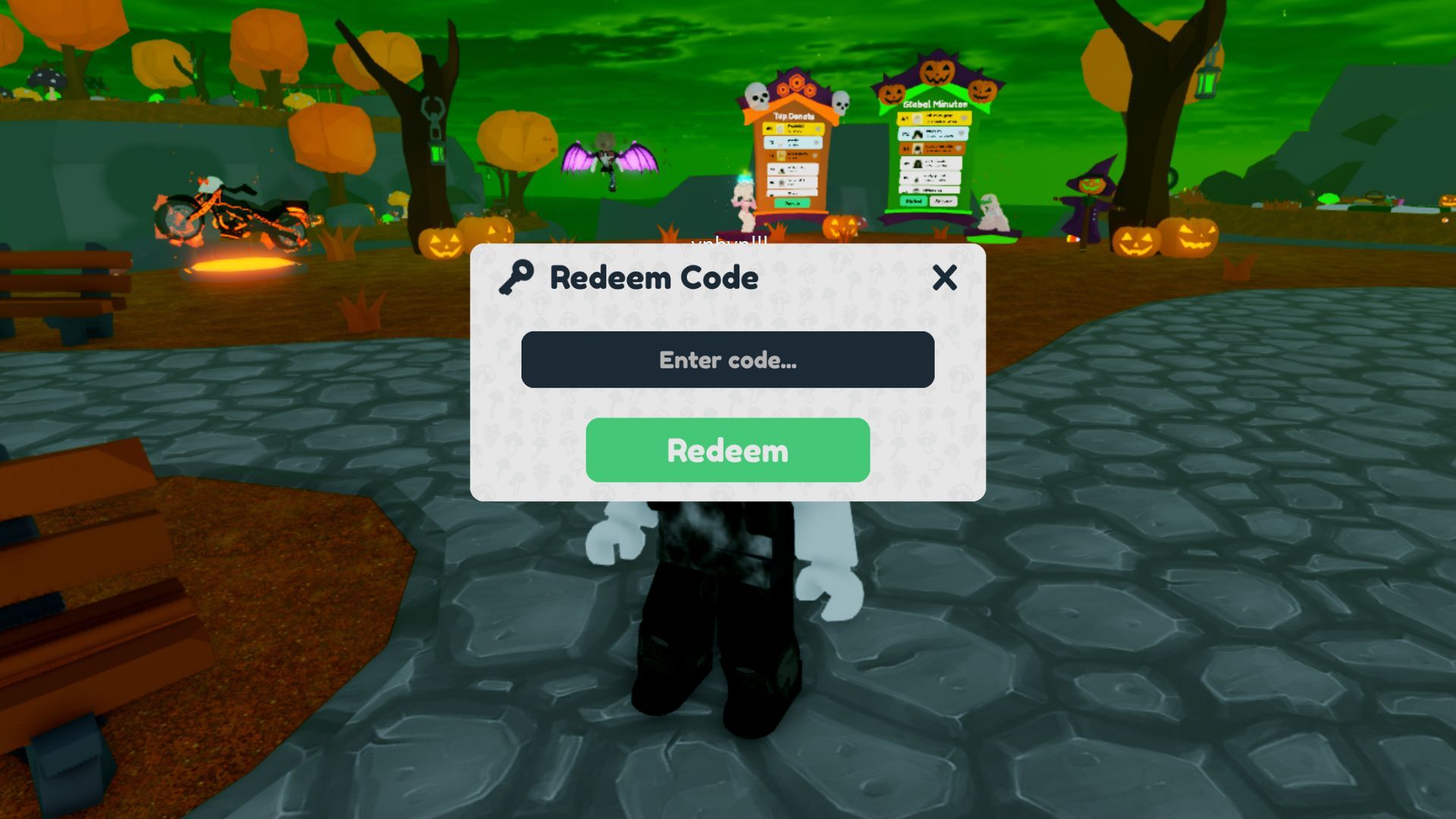 MushYO the codes tab