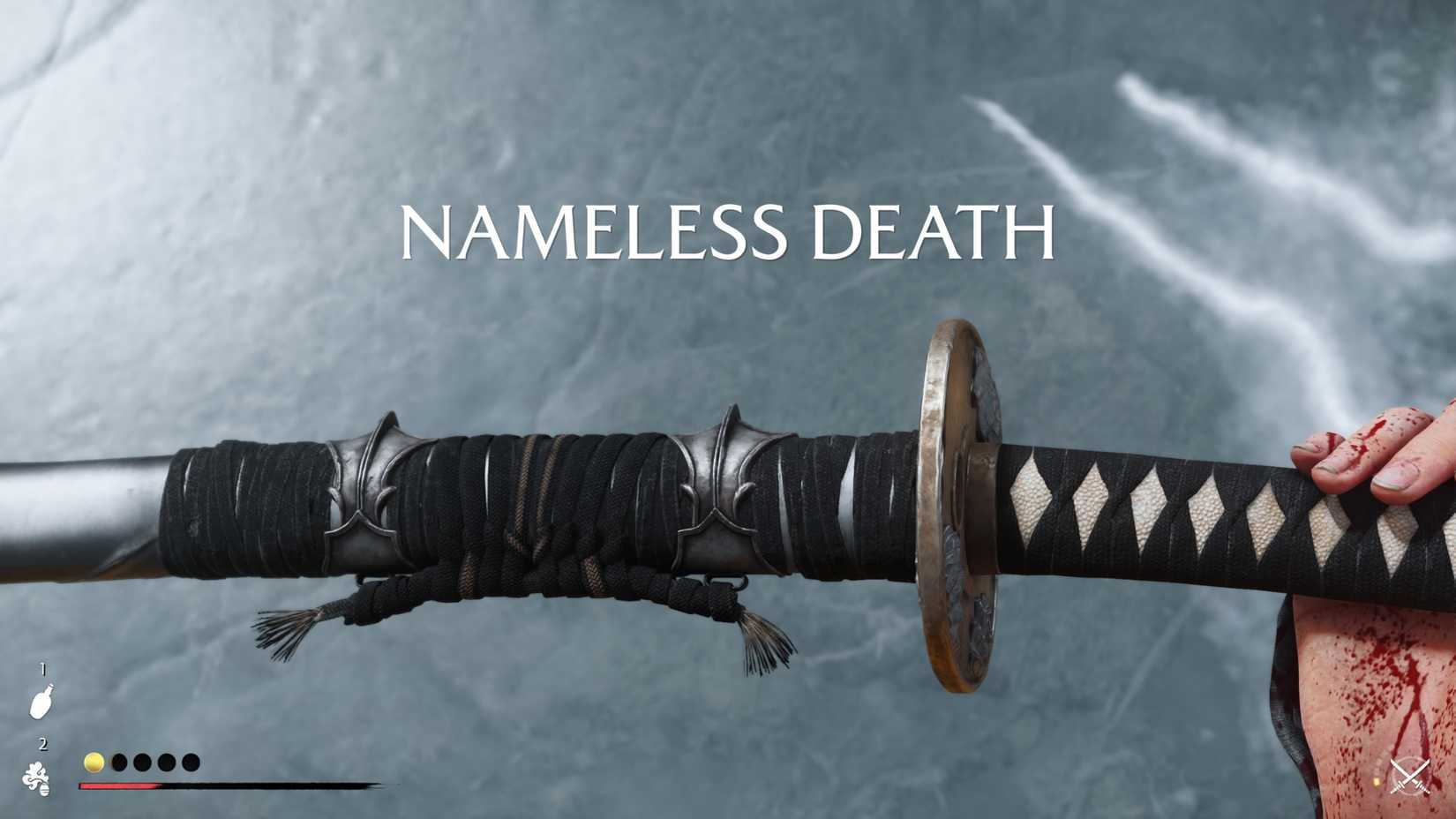 nameless death weapon kit in ghost of yotei