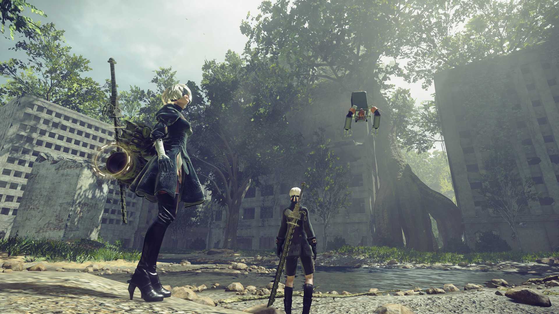 NieR Automata 2b and 9S