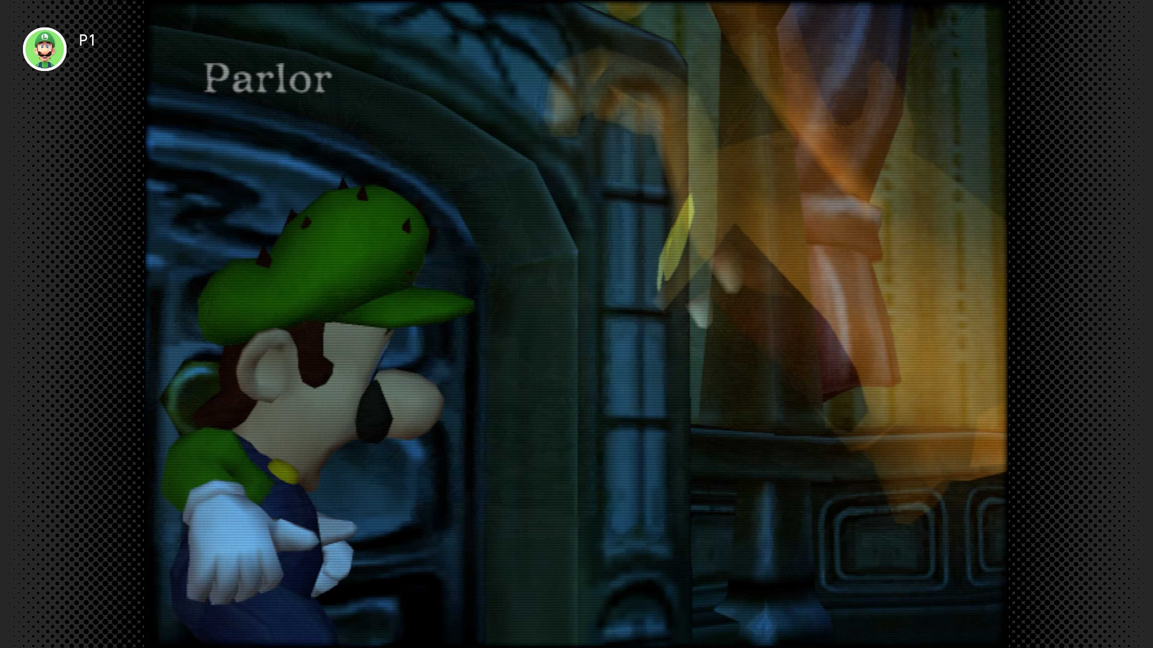 Tampilan gameplay Luigi's Mansion di Nintendo Switch Online