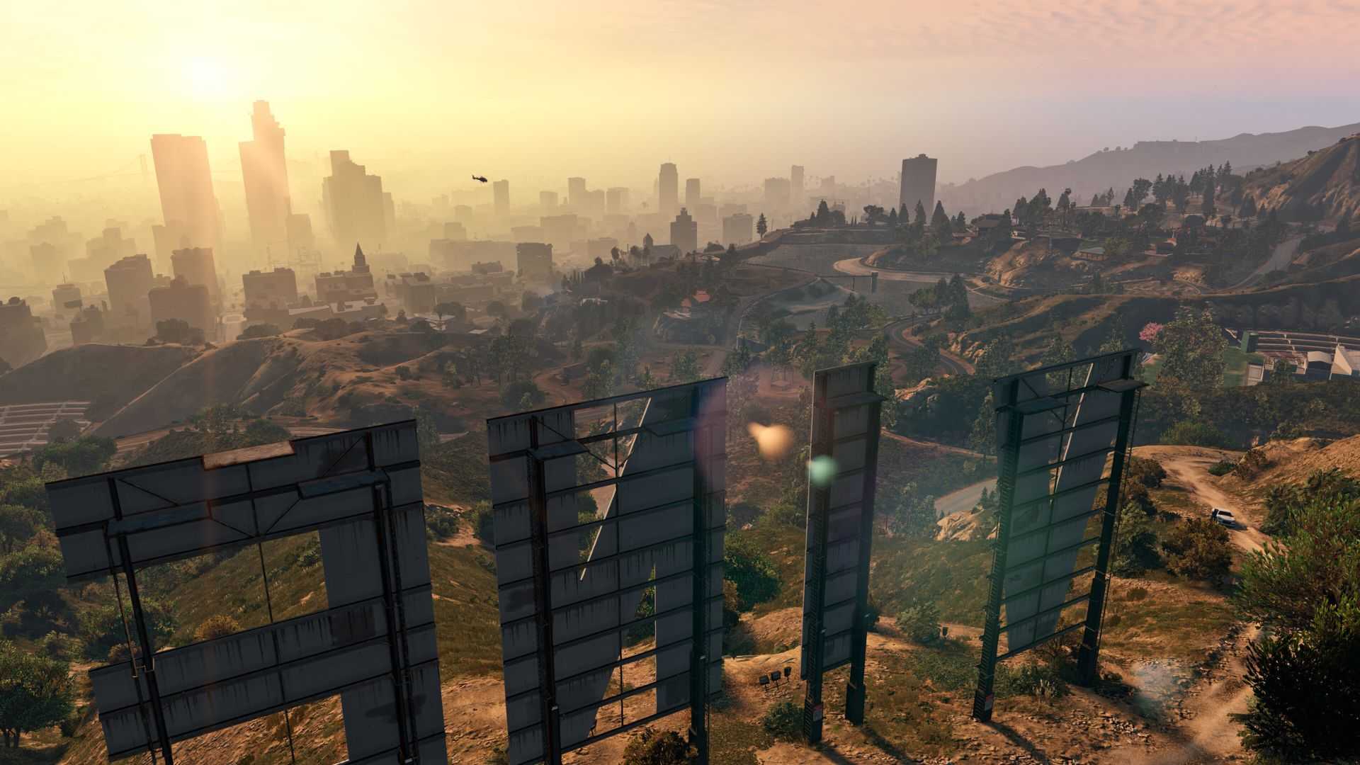Tampilan resmi peta besar di Grand Theft Auto 5