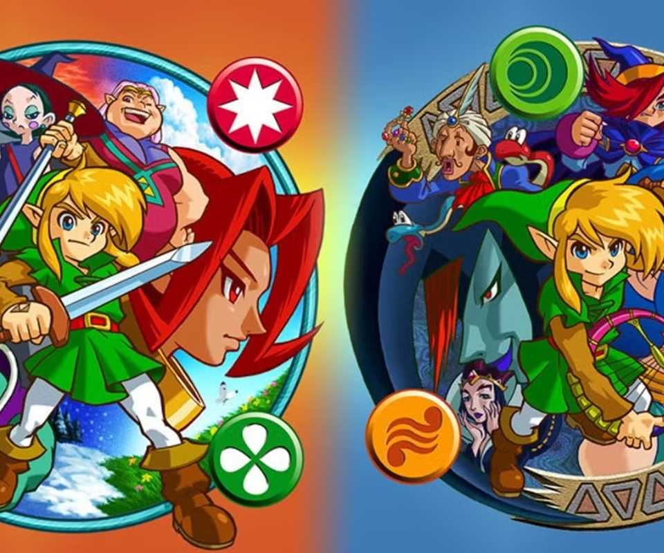Oracle of Ages and Oracle of Seasons zelda games