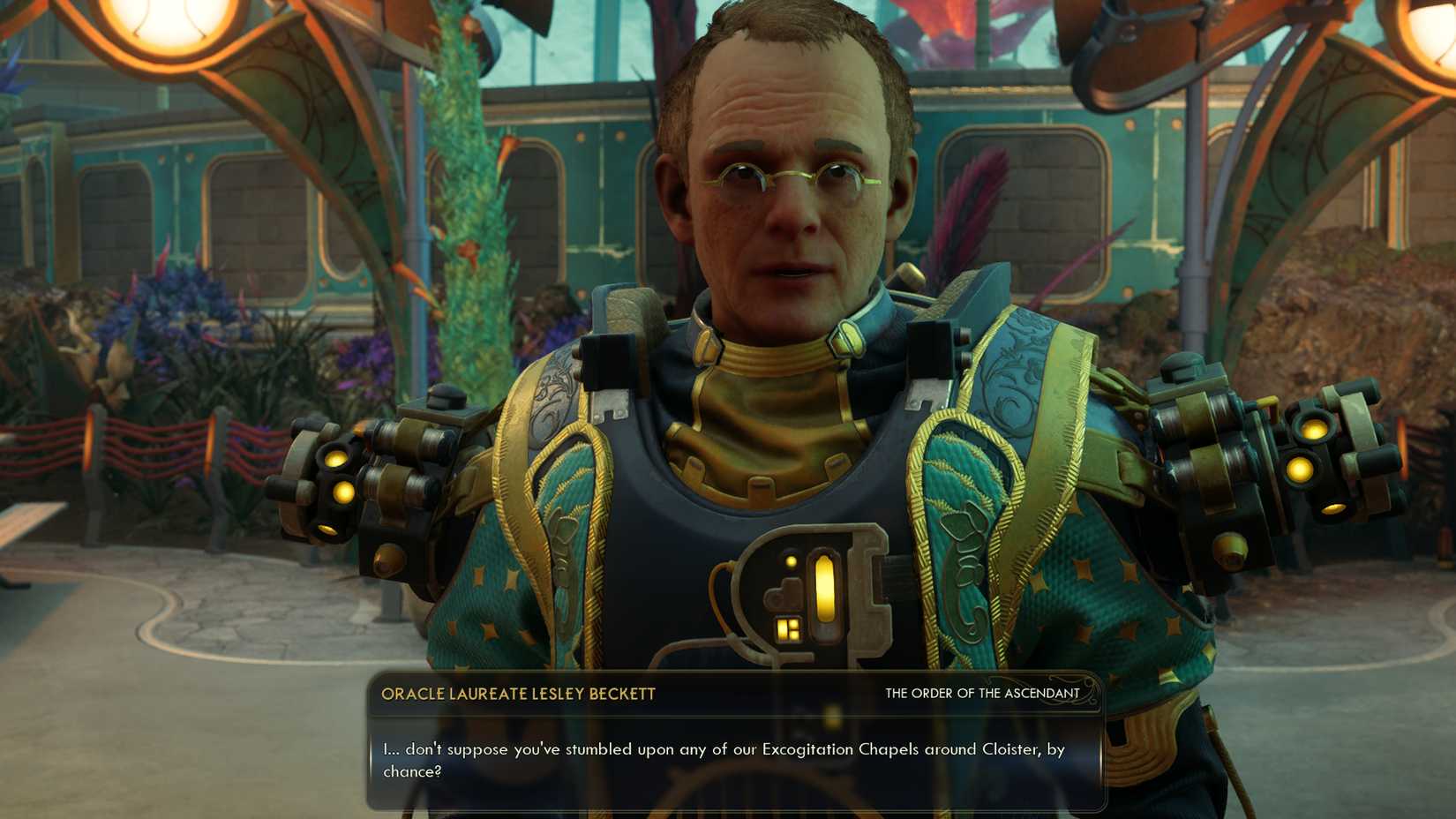 Outer Worlds 2 All Cloister Logs Excogitation Log Locations Chapels Start Oracle Laureate Beckett