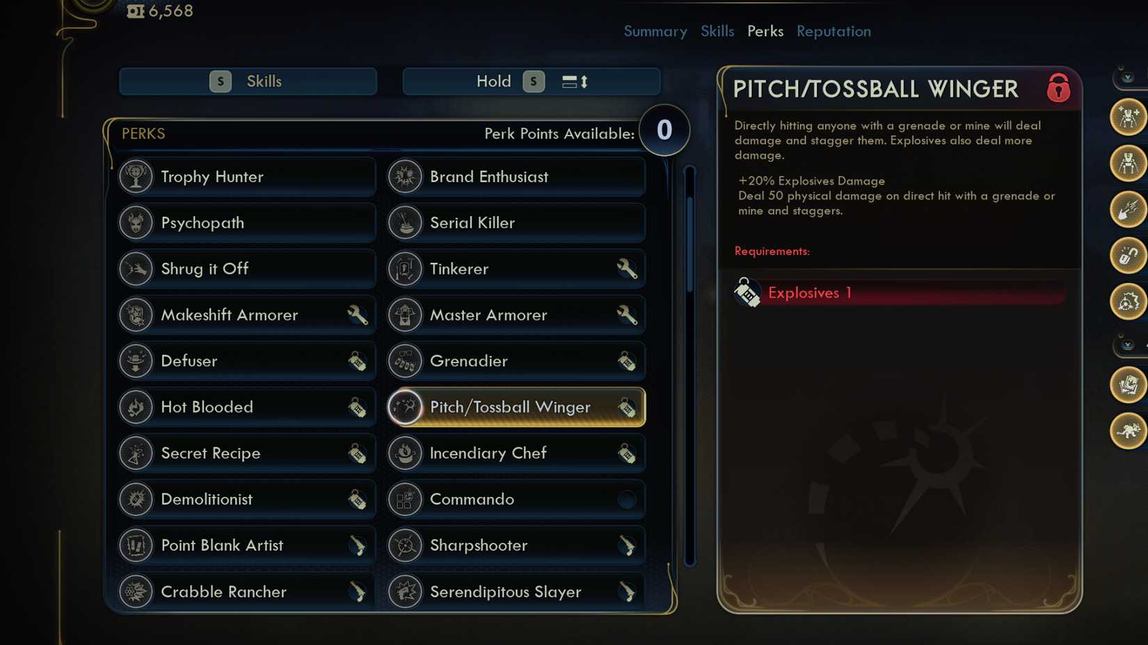 Outer Worlds 2 All Perks Every Perk List Explosives