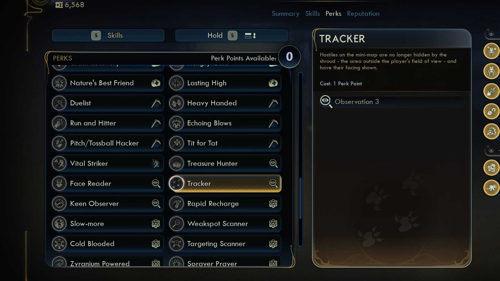 Outer Worlds 2 All Perks Every Perk List Observation