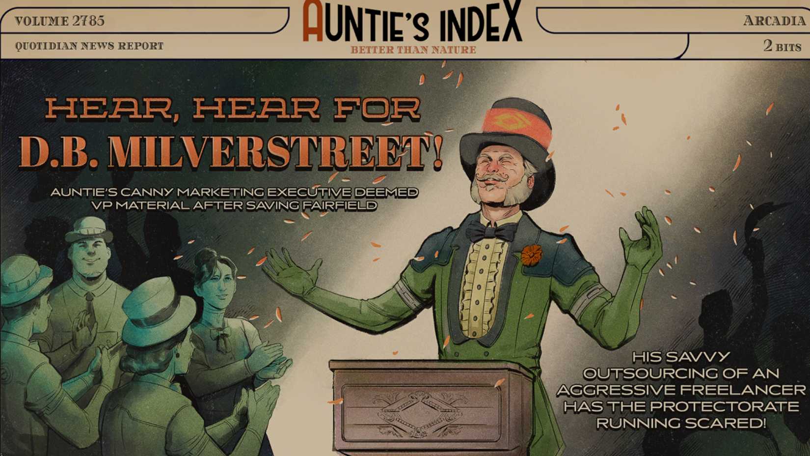 Outer Worlds 2 Factions Aunties Choice Milverstreet