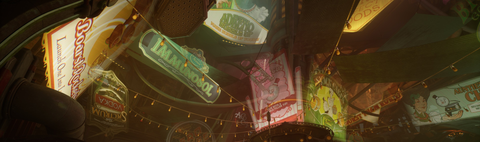 A view of Free Market Station in Outer Worlds 2.