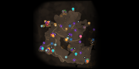 An overview of TheBestWarGames's Golden Ridge interactive map for Outer Worlds 2.