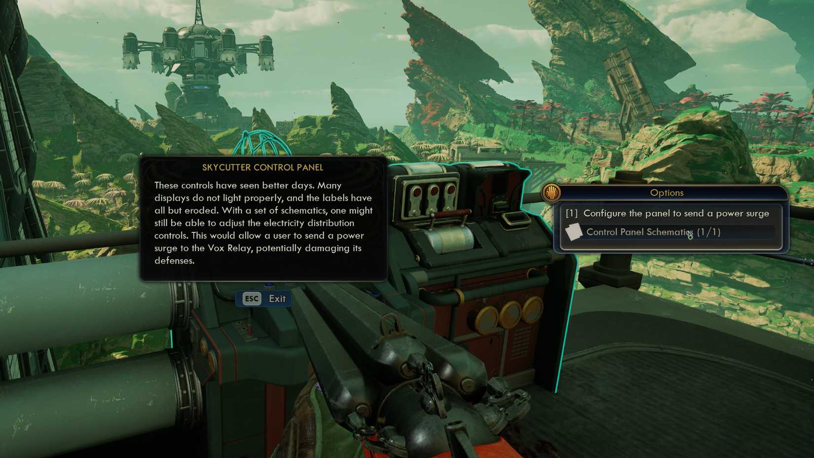 Outer Worlds 2 Kaur or Milverstreet Choice Skycutter Power Plant Vox Relay