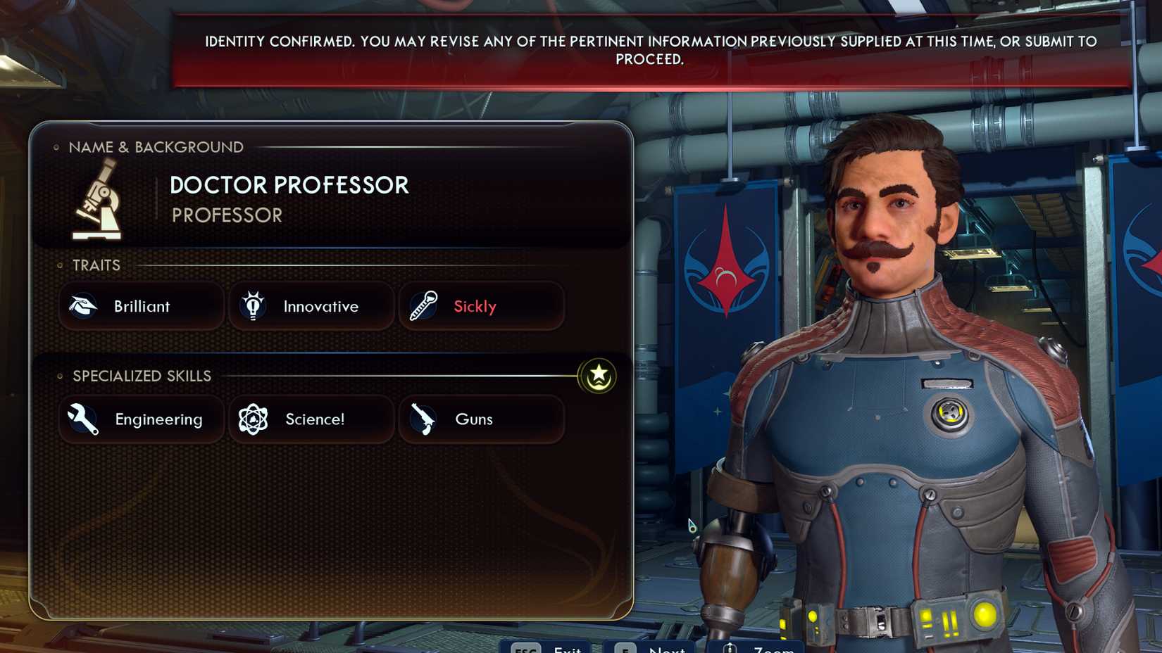 Outer Worlds 2 Starting Backgrounds Traits Skills Build Character Creation