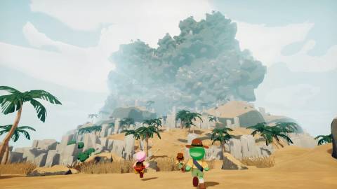 PEAK co-op friends walking away from camera