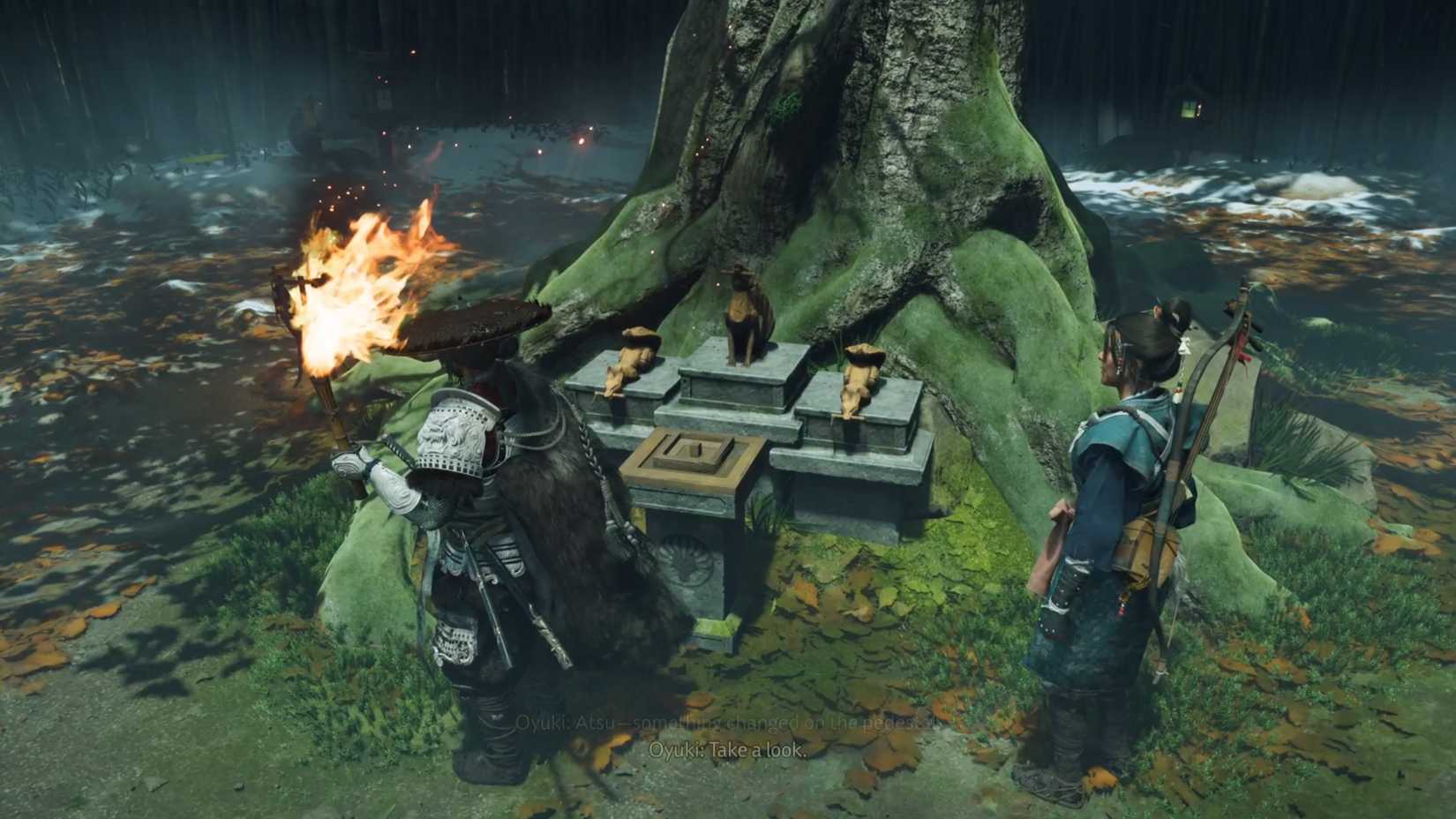 Pedestal Under the Tree Puzzle in Ghost of Yotei