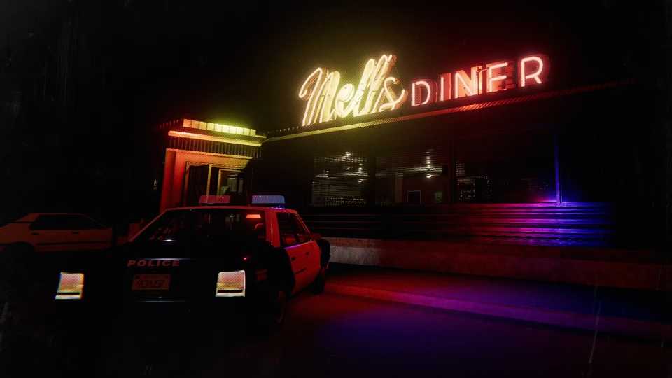 Phasmophobia Nell's Diner Map in-engine screenshot 1 outdoor