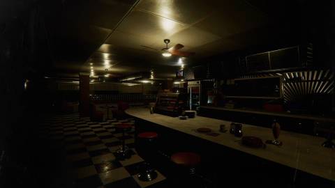 Phasmophobia Nell's Diner Map in-engine screenshot 2 indoor