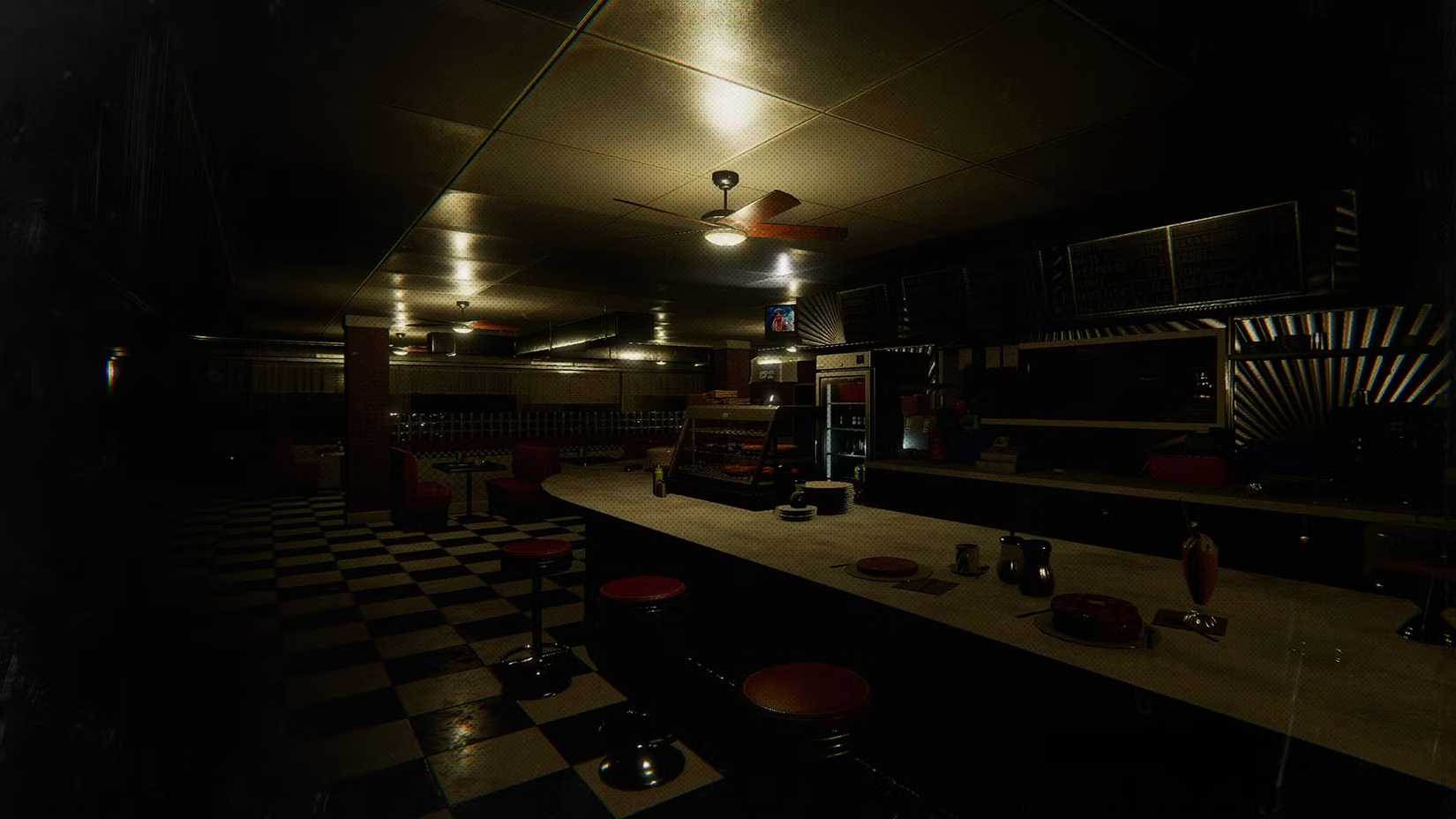 Phasmophobia Nell's Diner Map in-engine screenshot 2 indoor