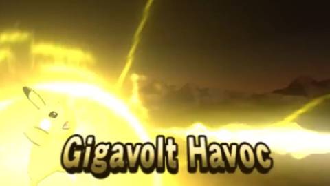 Pikachu using Gigavolt Havoc - Pokemon Sun And Moon