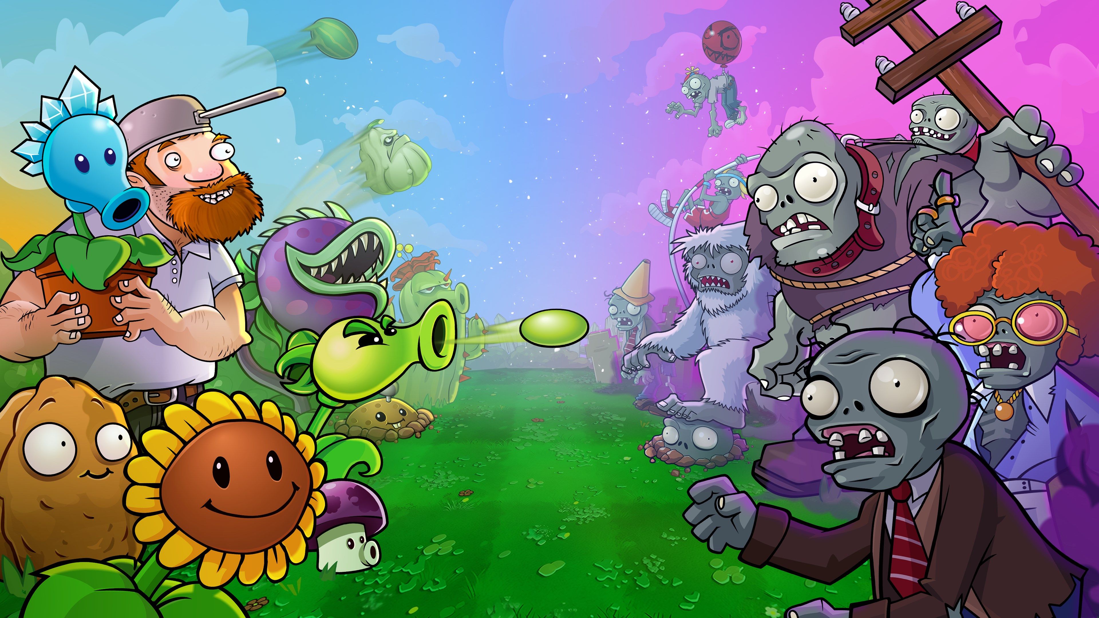 Plants vs Zombies Replanted Key Art