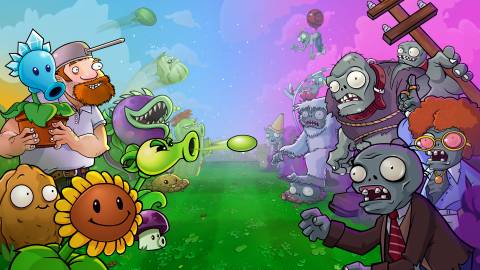 Plants vs Zombies Replanted Key Art