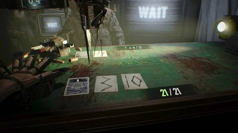 Playing 21 in Resident Evil 7 Biohazard