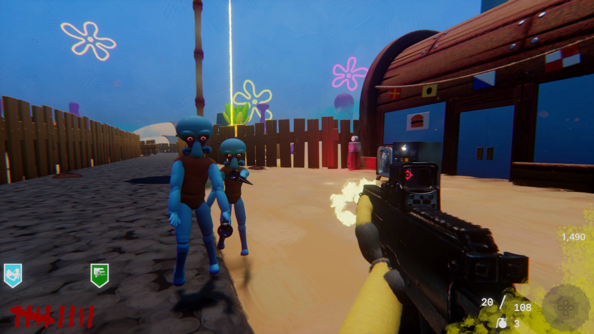 Playing a Call of Duty fan game in Dreams (PS4)