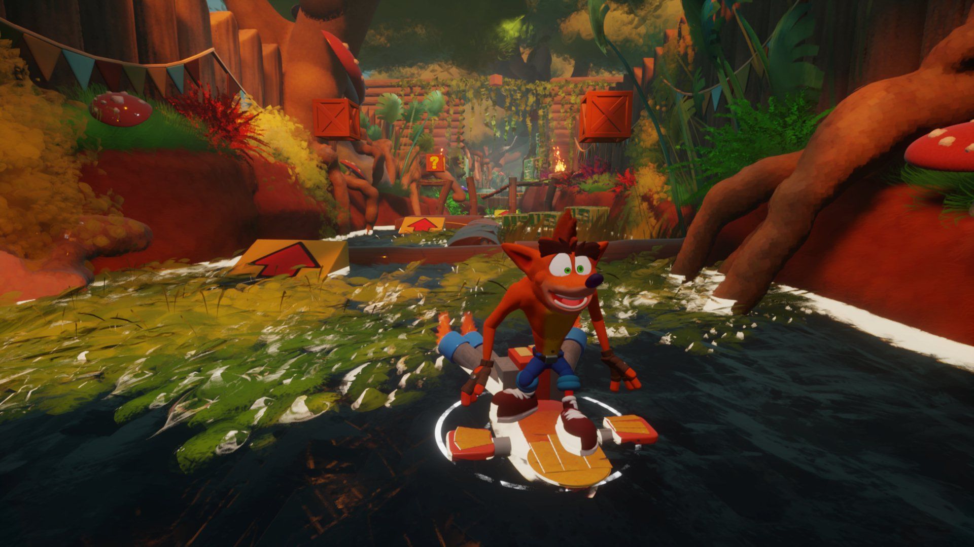 Playing a Crash Bandicoot fan game in Dreams (PS4)