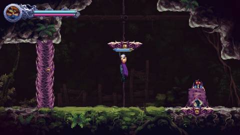 Playing as Kumori in Ninja Gaiden Ragebound