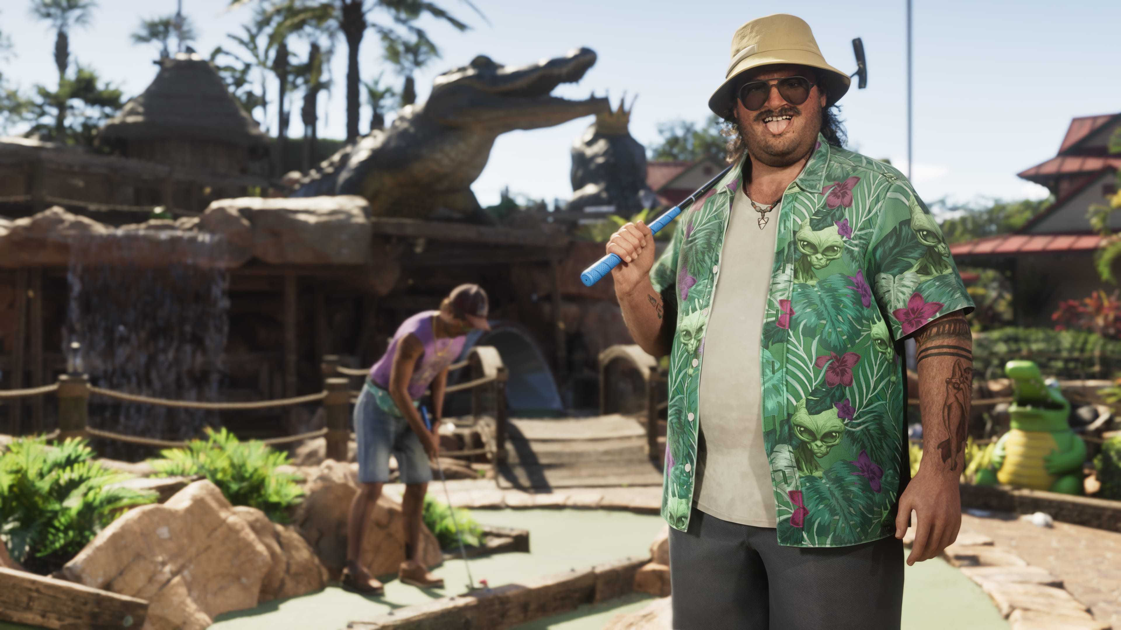 Playing mini-golf in Grand Theft Auto 6