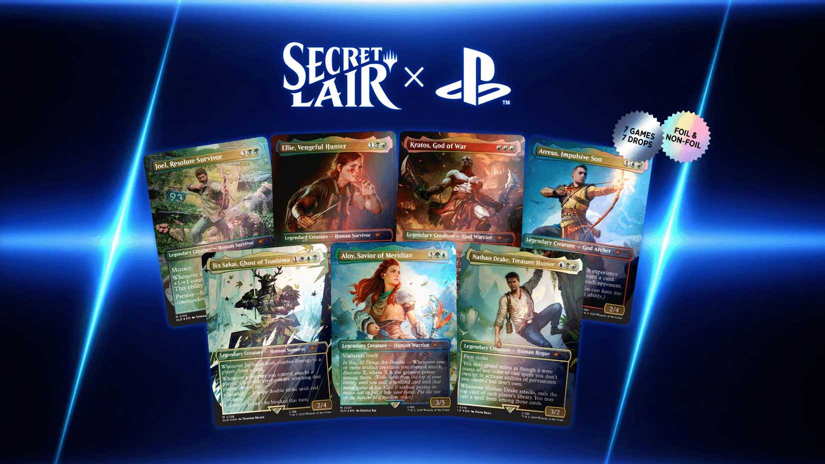 PlayStation Magic The Gathering Secret Lair Superpop