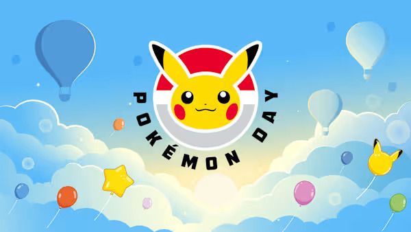 Poster promocional do Pokémon Day.