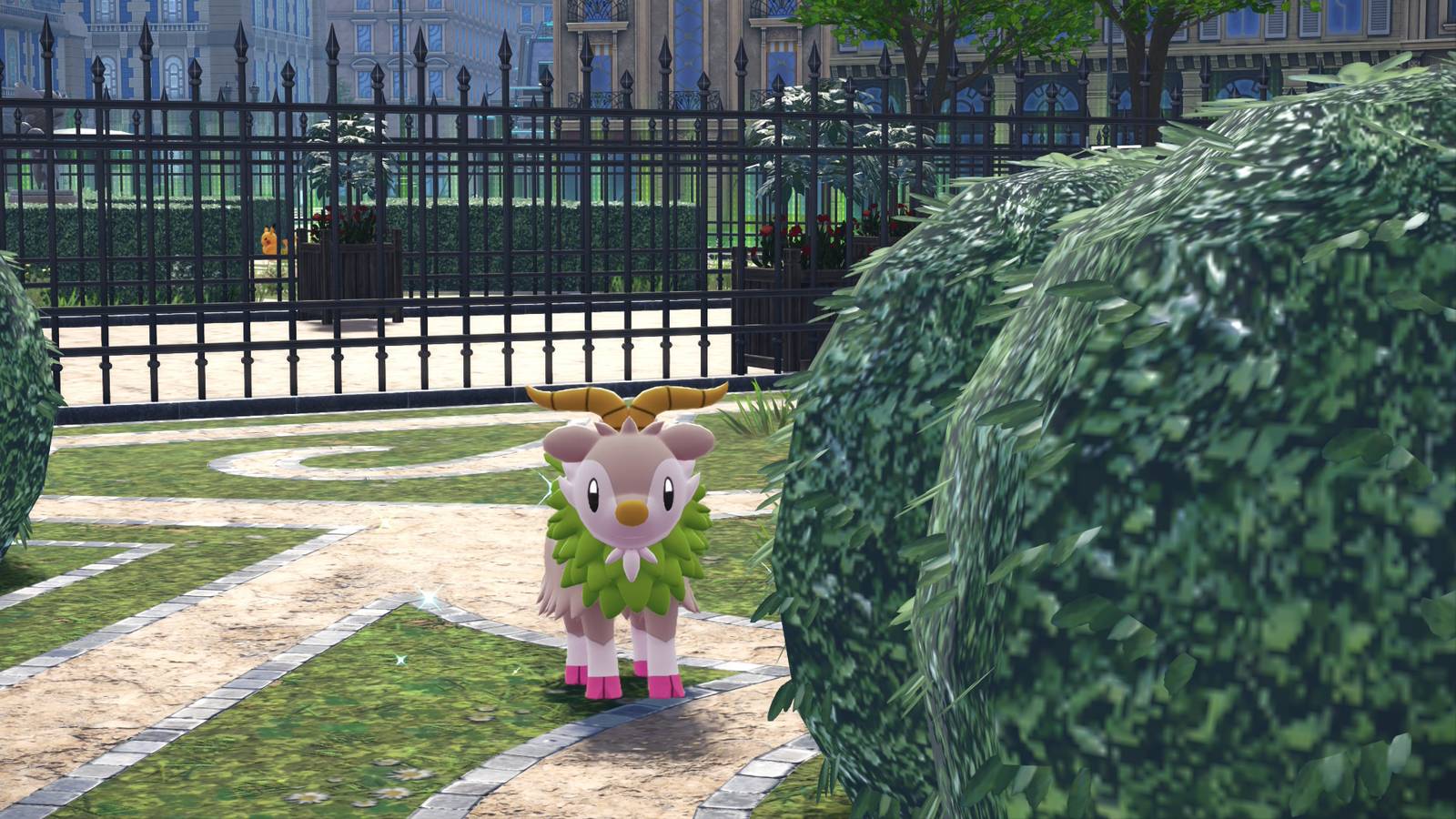 Shiny Skiddo in Pokemon Legends Z-A