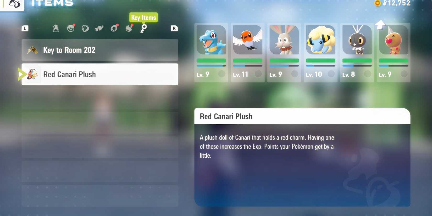 Pokemon Legends Z-A Red Canari Plush