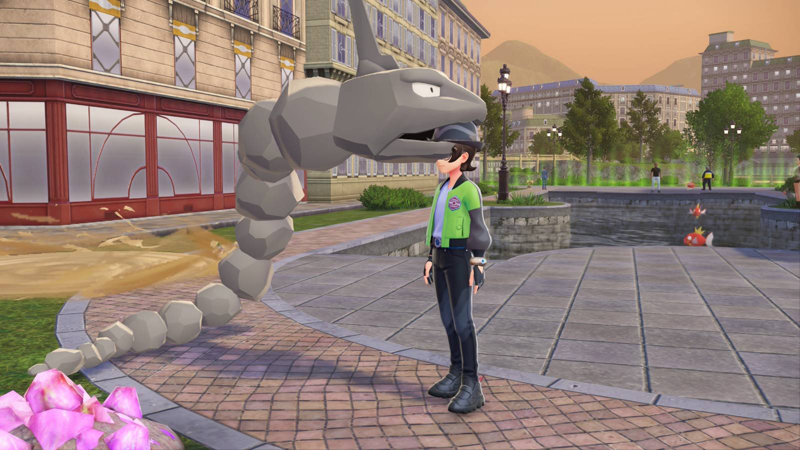 Trainer Riding Onix How to Evolve Onix into Steelix in Pokemon Legends Z-A
