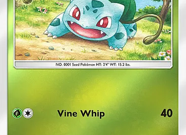 Kartu Pokemon TCG Bulbasaur