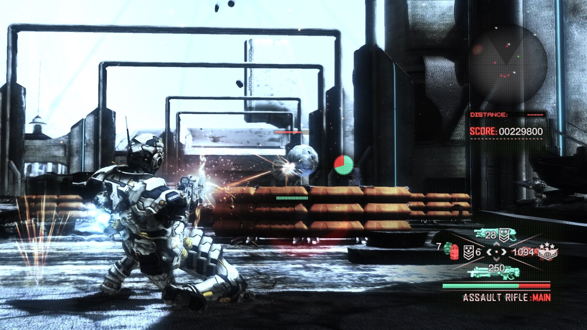 Powersliding in Vanquish