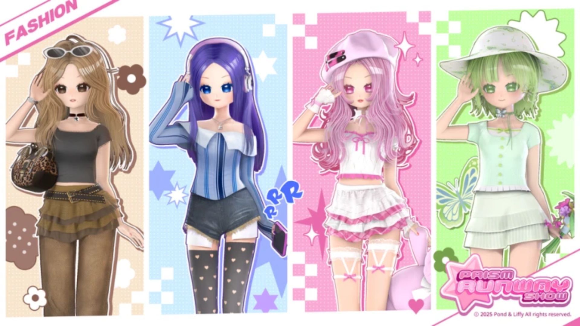 Prism Runway Show characters