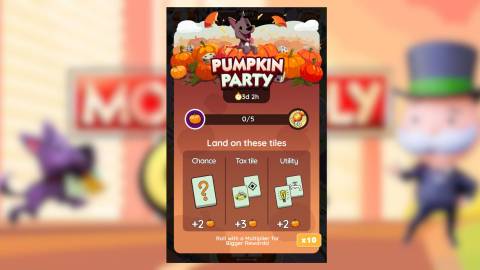 pumpkin party monopoly go