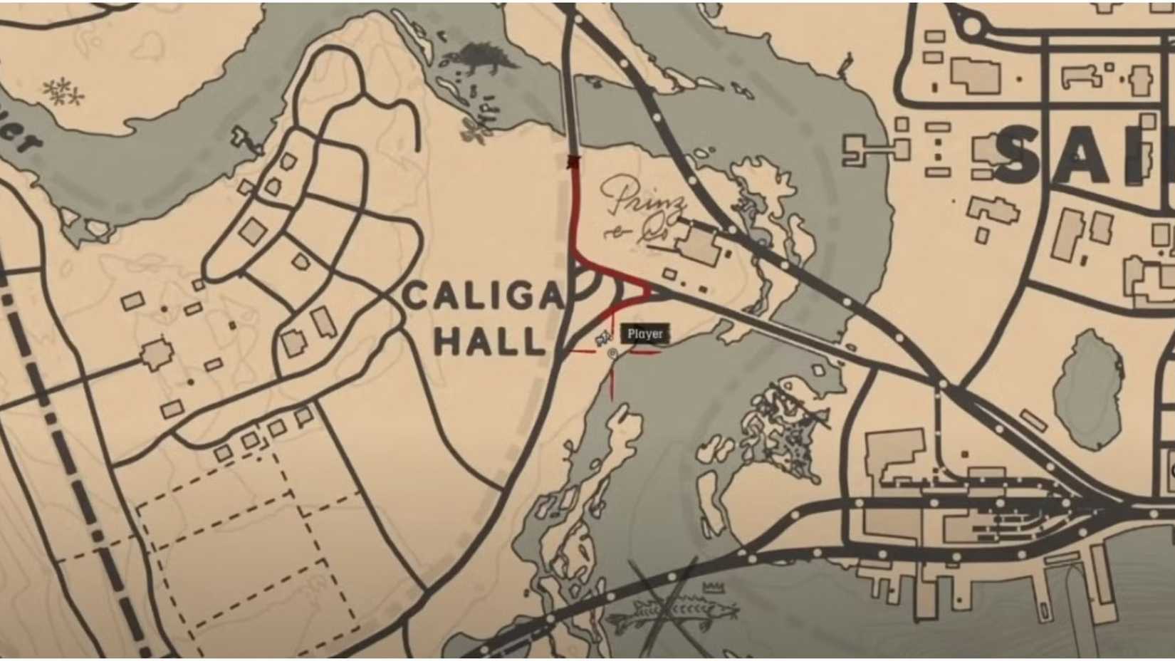 lokasi item RDR2: titik muncul Oleander Sage