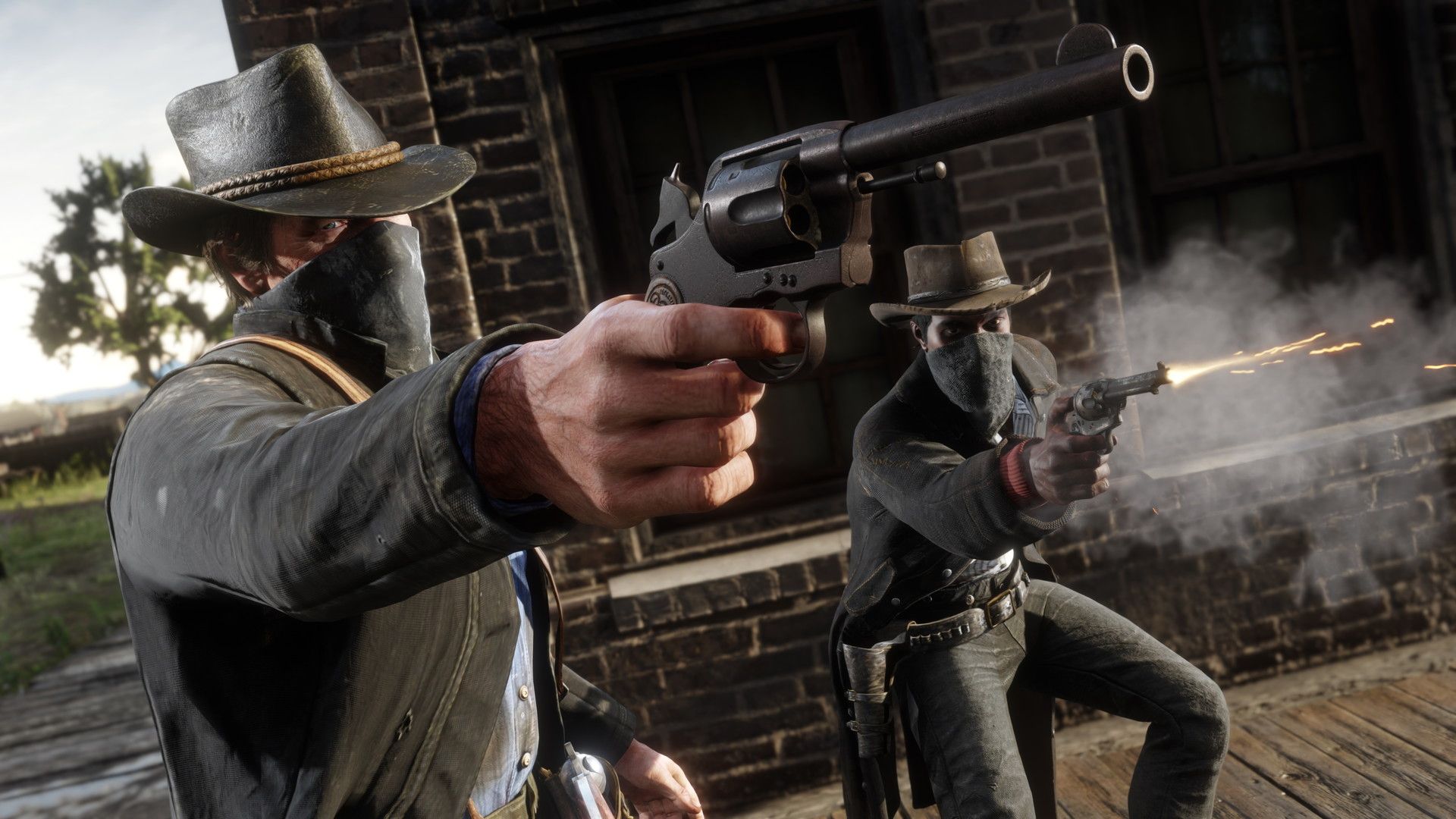 Captura de tela da página da Steam de Red Dead Redemption 2 com descrição alterada