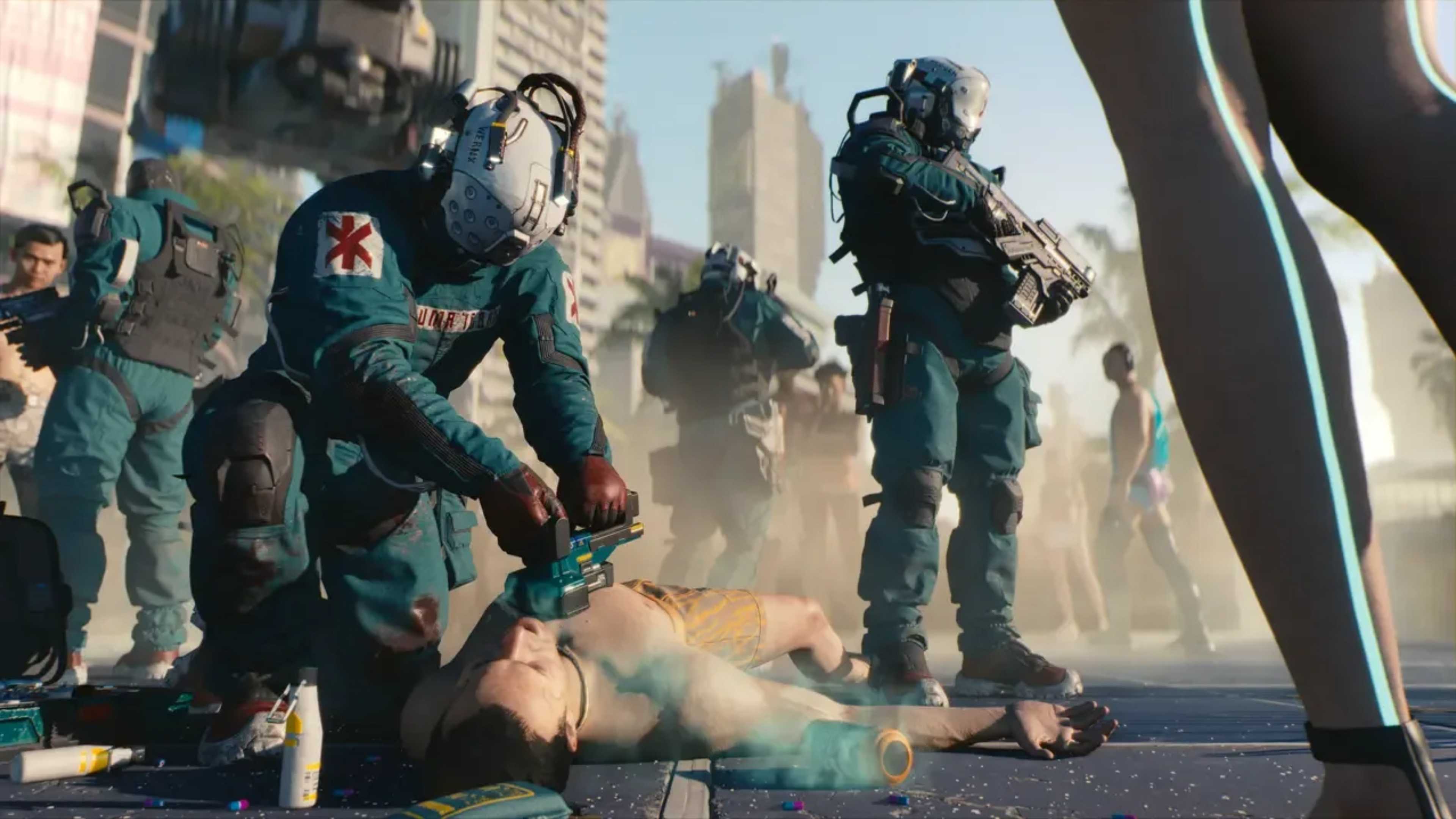 6 Game RPG Open-World yang Cocok untuk Menghabiskan Waktu 26 Resucitating someone in Cyberpunk 2077
