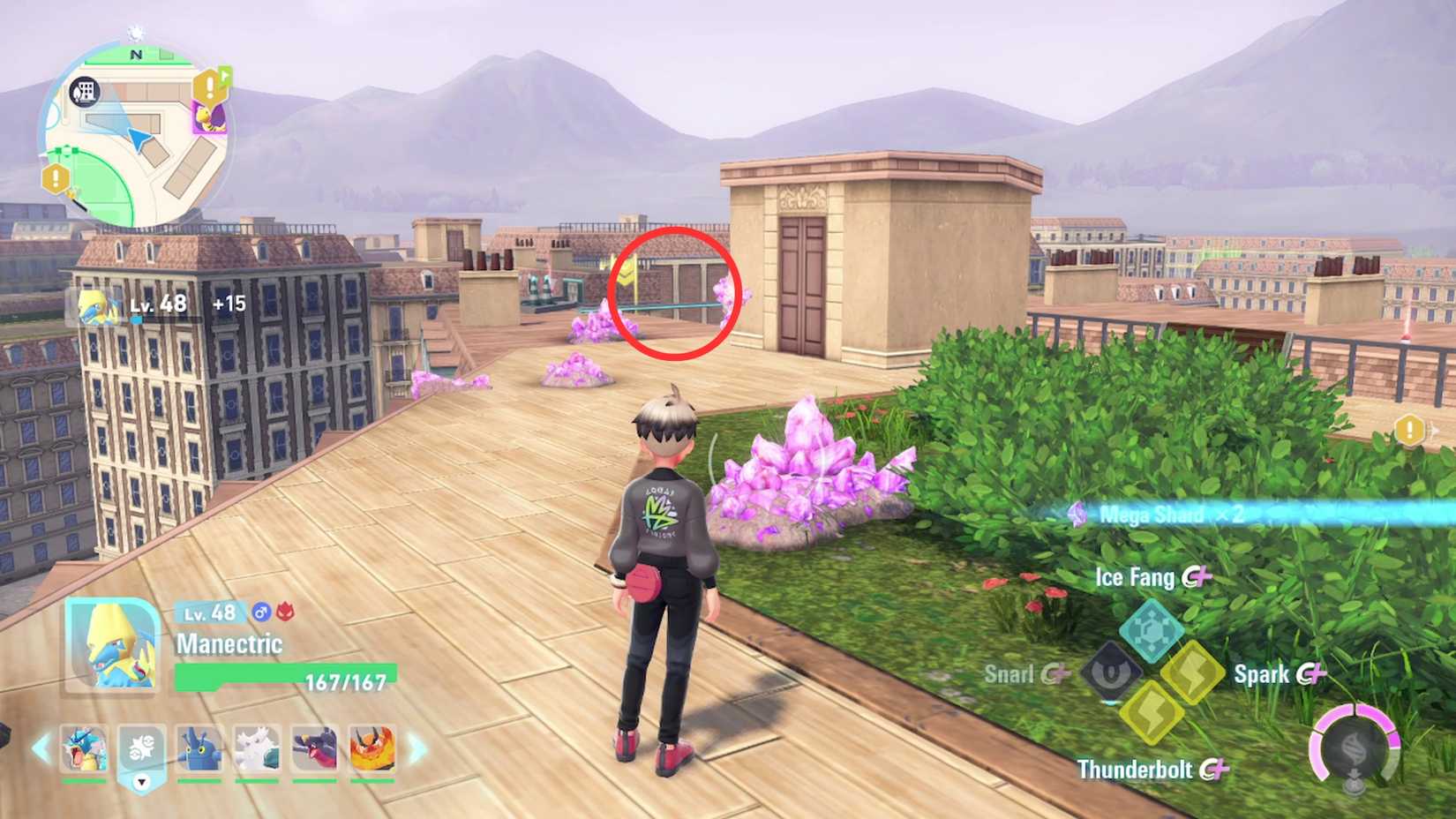 route to rogue mega ampharos in pokemon legends za