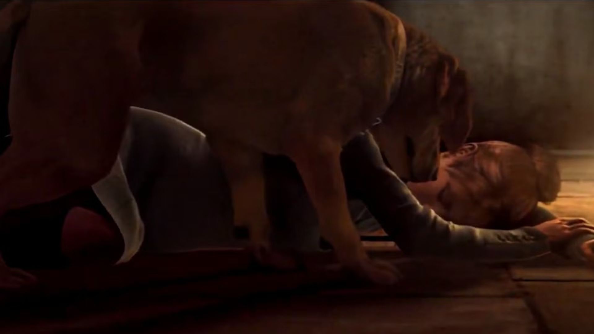 rule of rose dog brown licking rose's face