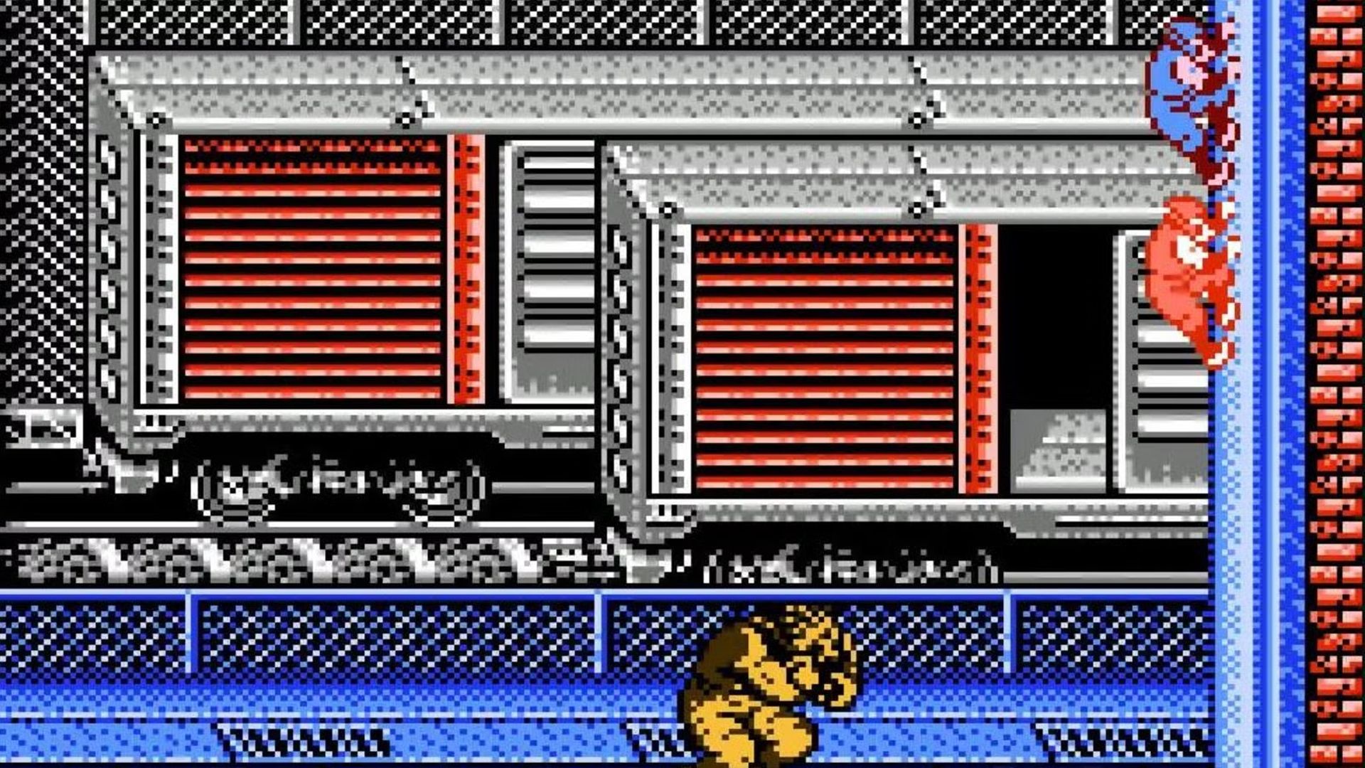 Ryu and his Shadow Clone maneuvering against a boss in Ninja Gaiden 2 The Dark Sword of Chaos