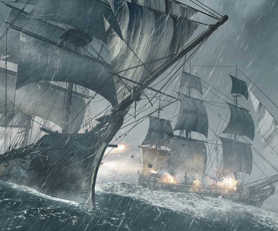 Kapal layar di Assassin's Creed 4 Black Flag