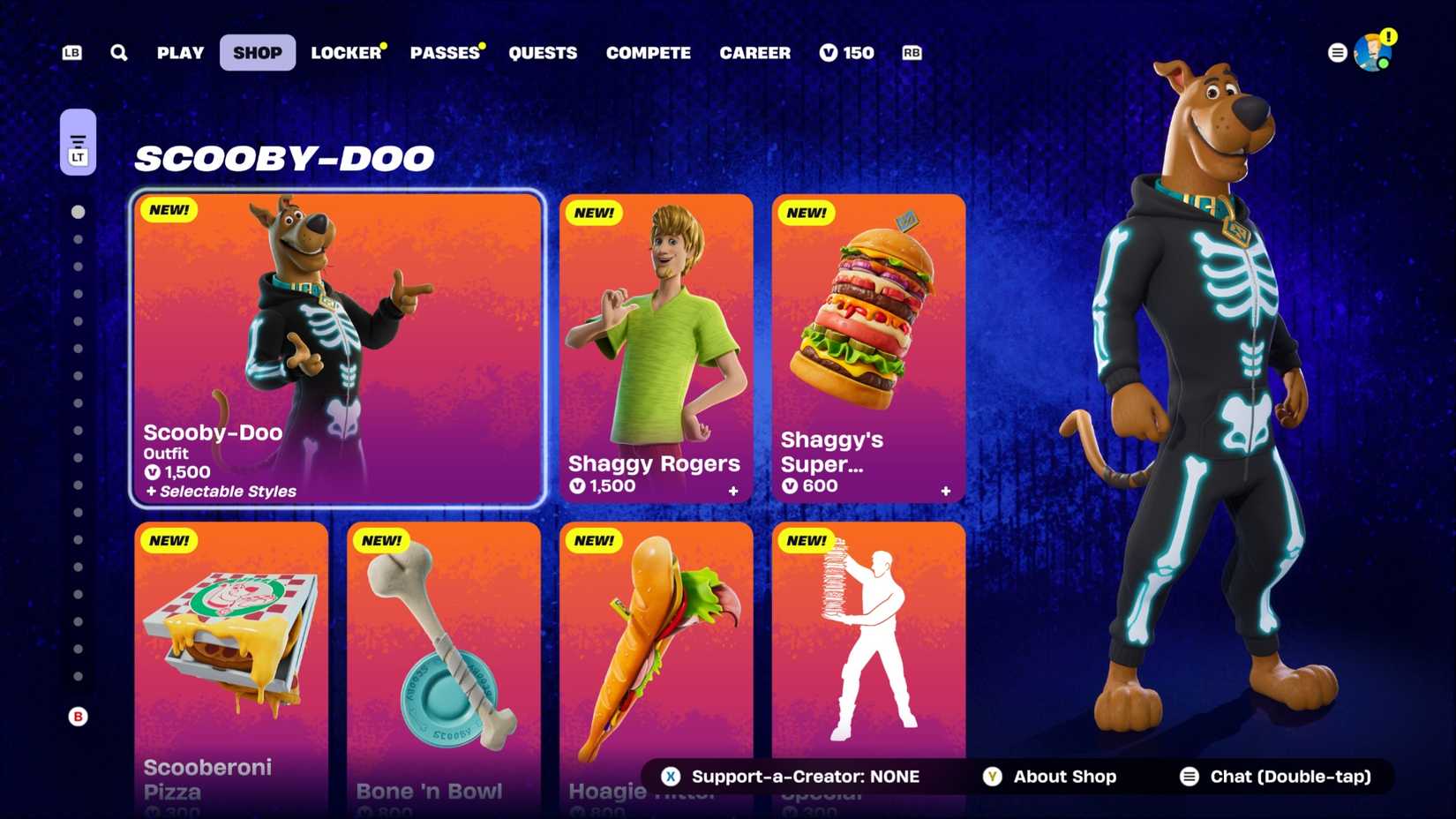 scooby-doo skin fortnite