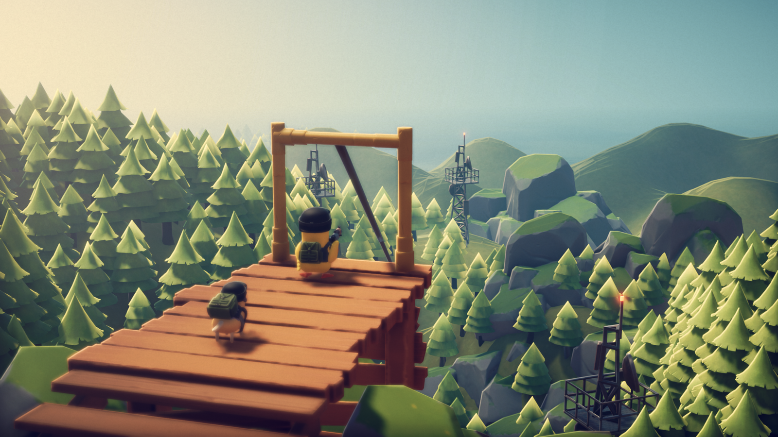 Escape From Duckov Zipline to Warehouse