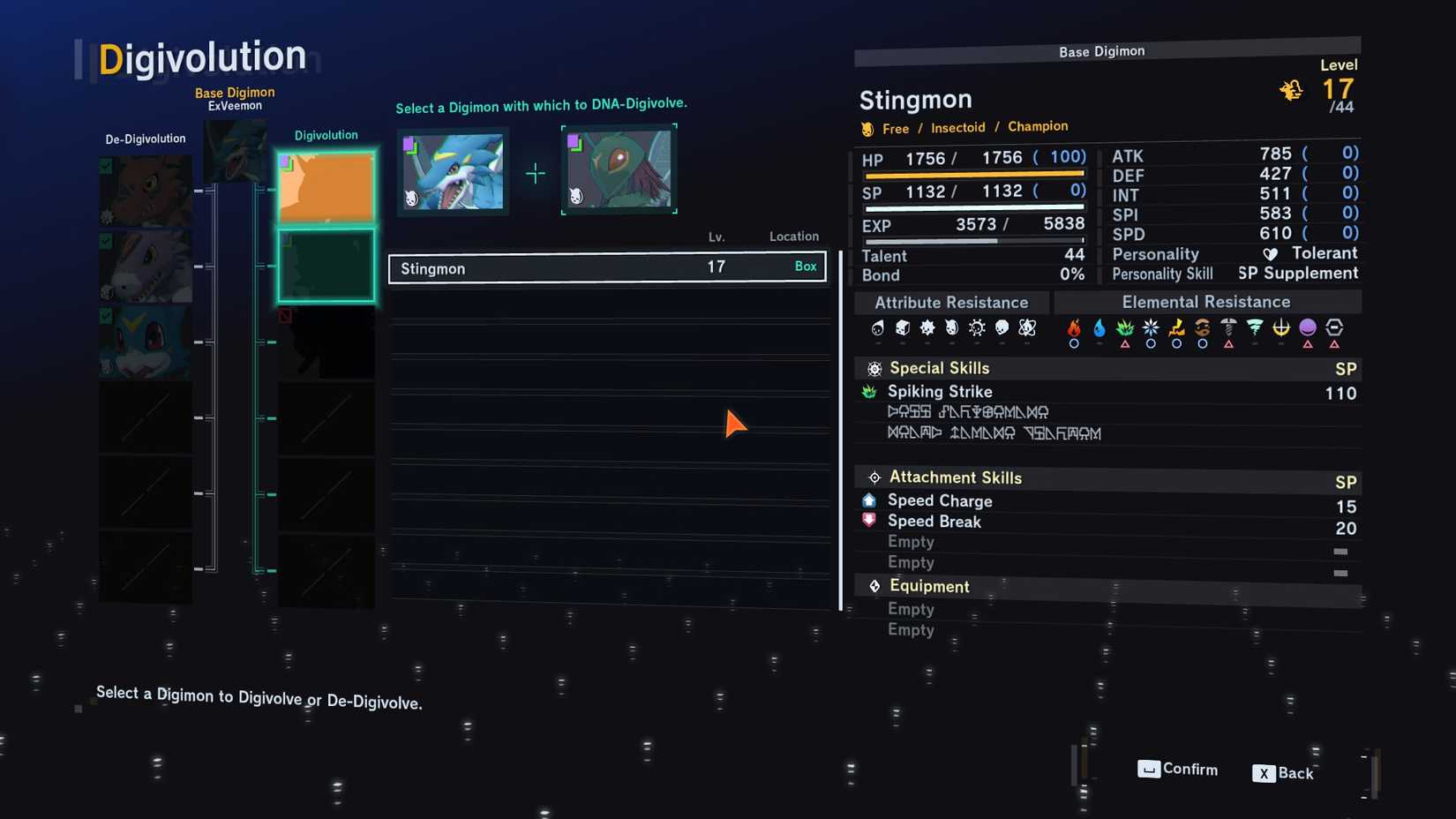 Choosing DNA -Revolution in Digimon Story Time Stranger