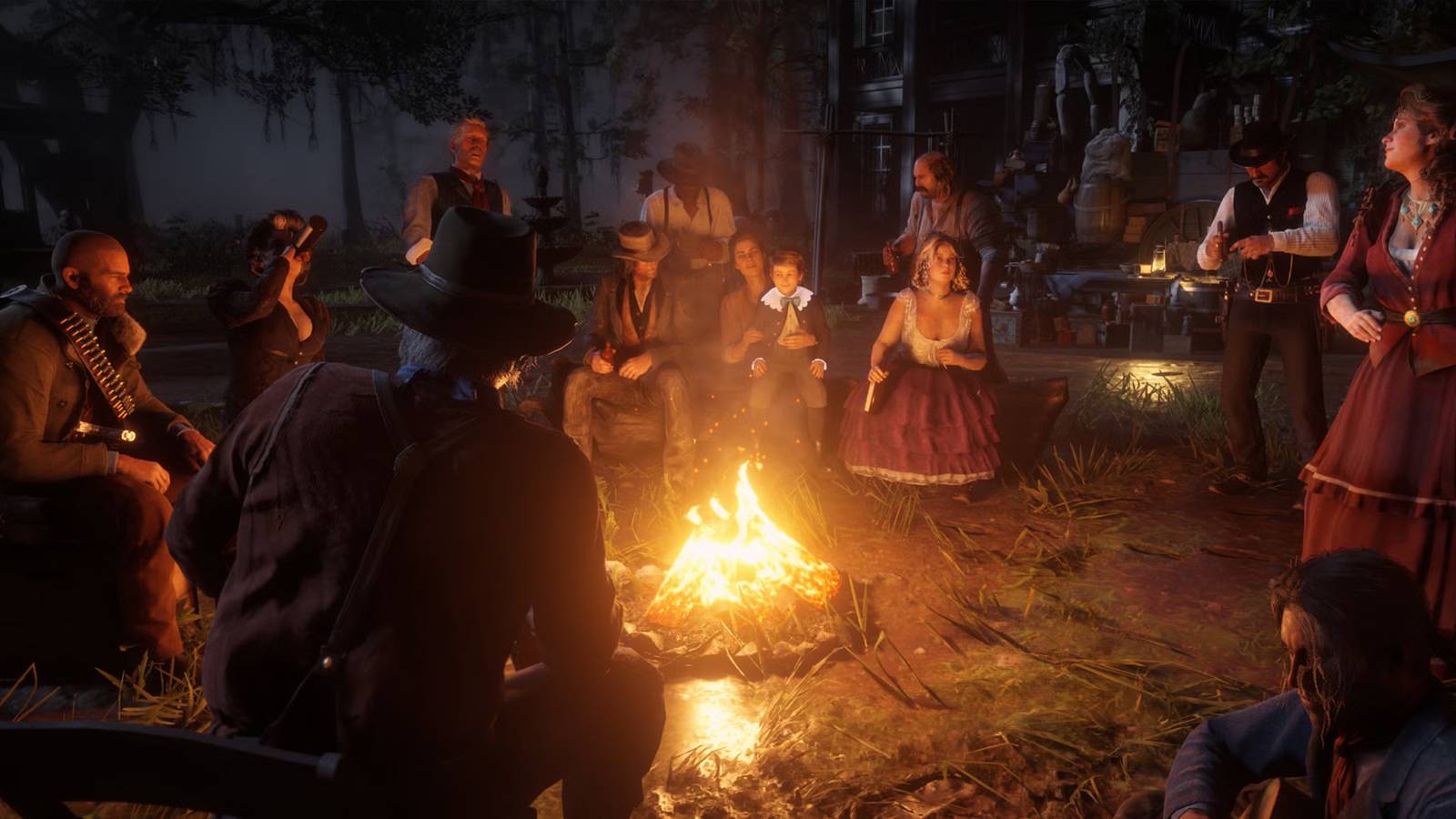 Shady Belle camp in Red Dead Redemption 2