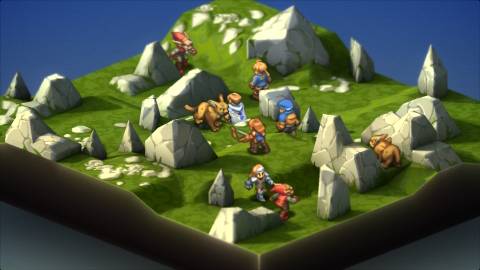 Shooting an arrow in Final Fantasy Tactics The Ivalice Chronicles