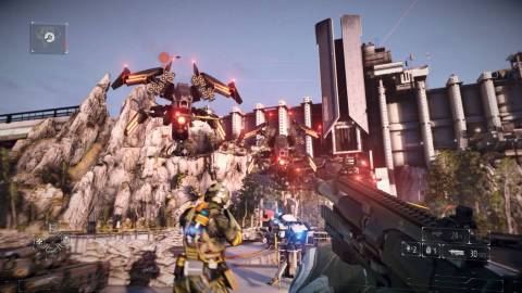Shooting drones in Killzone Shadow Fall