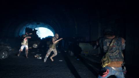 Shooting zombies in Days Gone